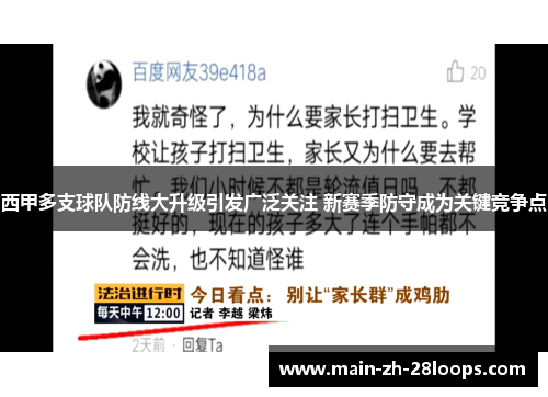 西甲多支球队防线大升级引发广泛关注 新赛季防守成为关键竞争点 西甲多支球队防线大升级引发广泛关注 新赛季防守成为关键竞争点